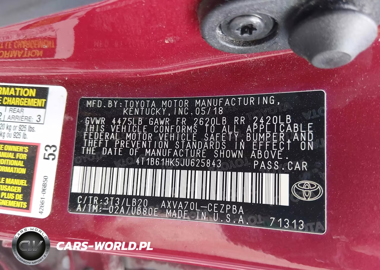 2018 Toyota Camry Xse VIN:4T1B61HK5JU625843 - 9