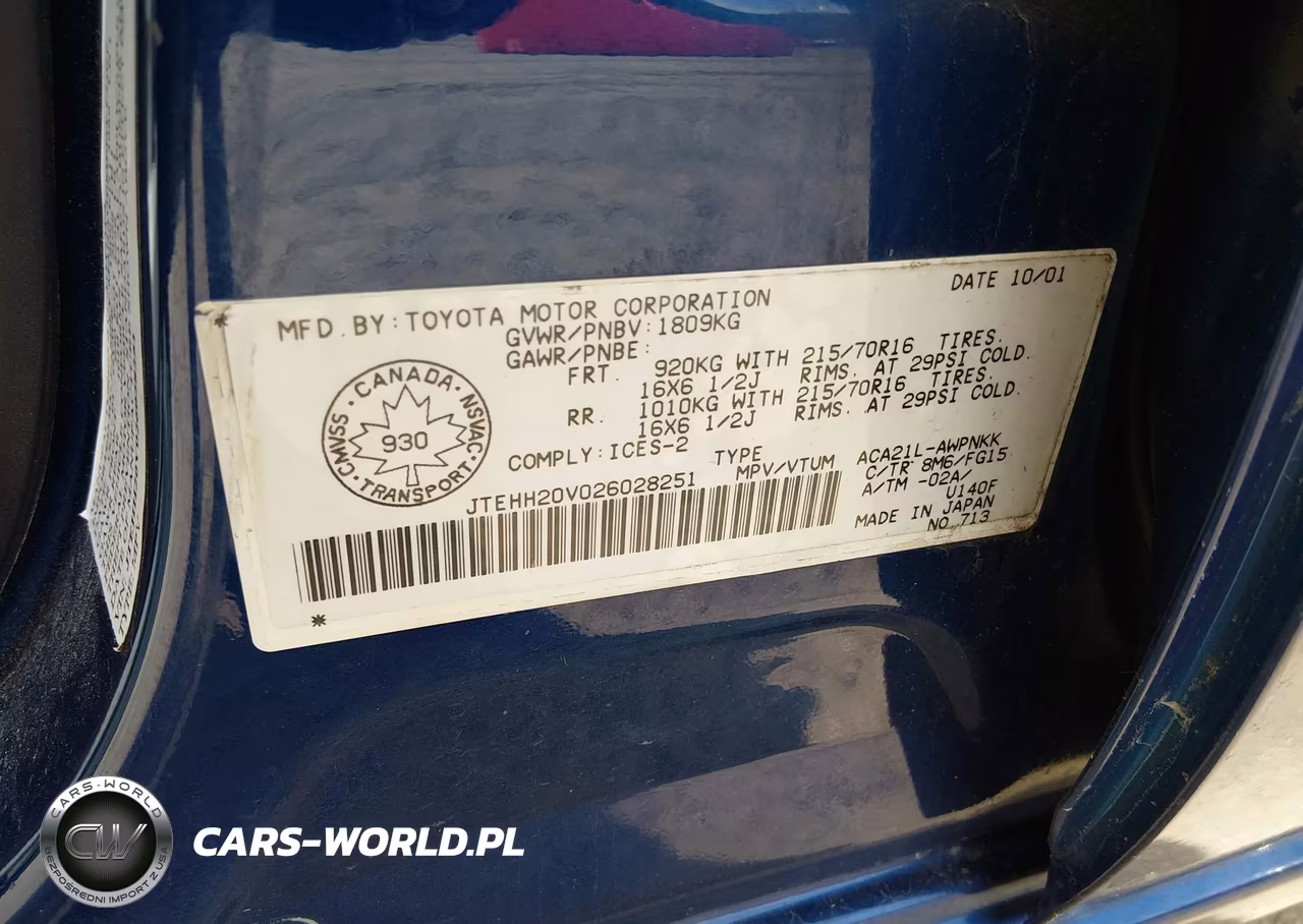 2002 Toyota Rav4 VIN:JTEHH20V026028251 - 9