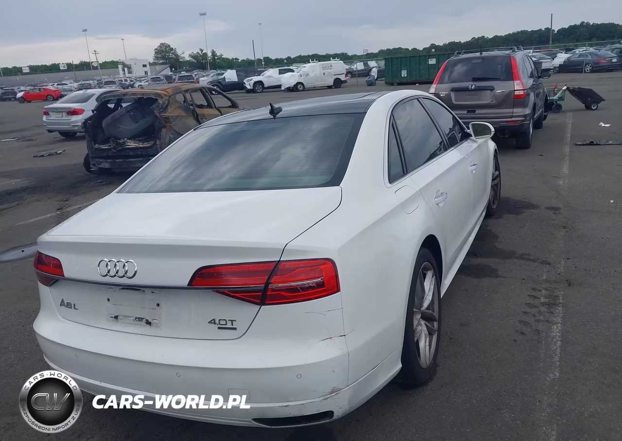 2016 Audi A8 L 4.0T Sport VIN:WAU43AFD0GN010014 - 4