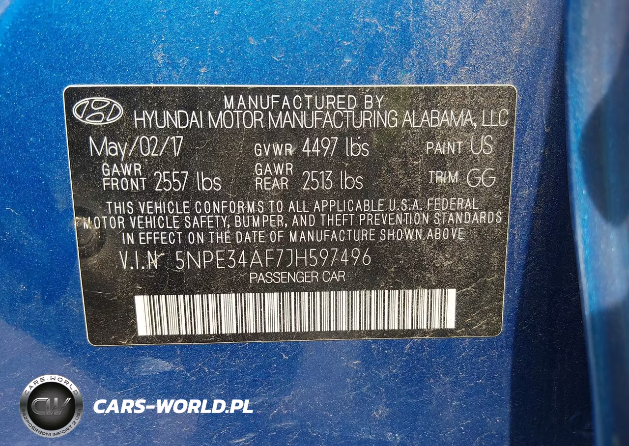 2018 Hyundai Sonata Sel VIN:5NPE34AF7JH597496 - 9