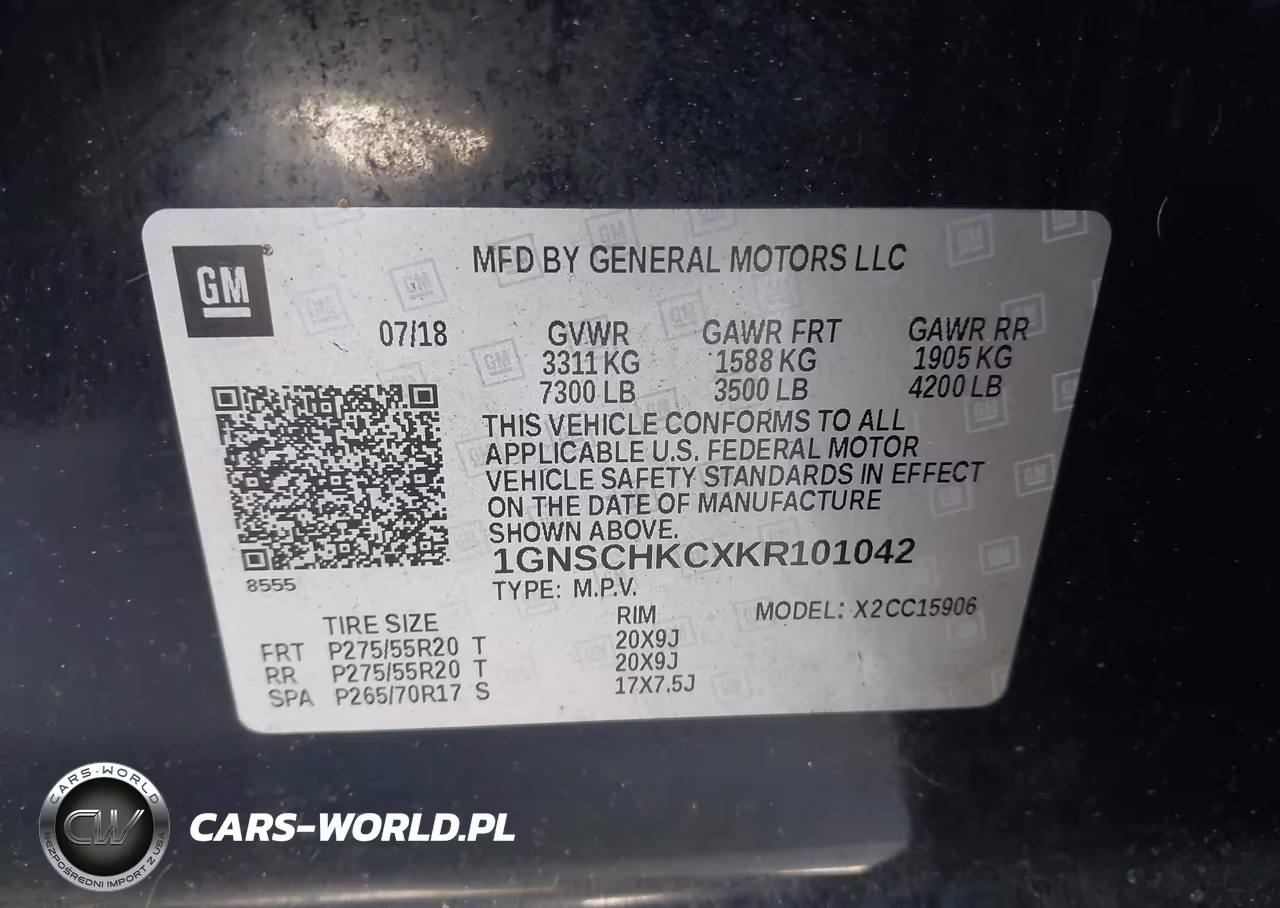2019 Chevrolet Suburban Lt VIN:1GNSCHKCXKR101042 - 9