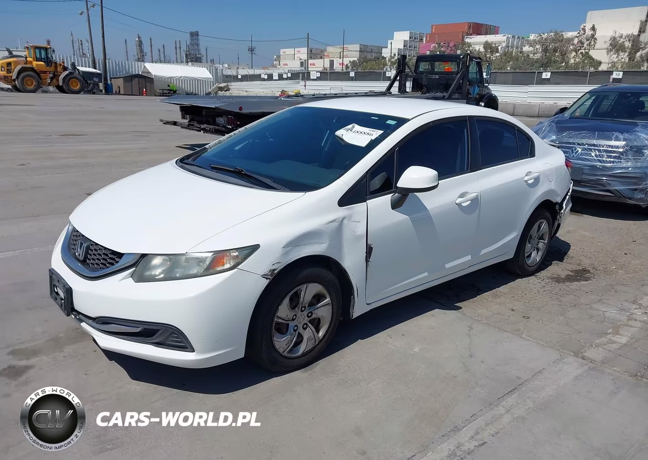 2013 Honda Civic Lx VIN:19XFB2F5XDE216339 - 2