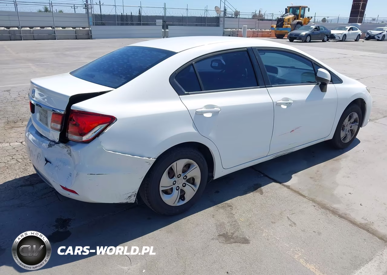 2013 Honda Civic Lx VIN:19XFB2F5XDE216339 - 4