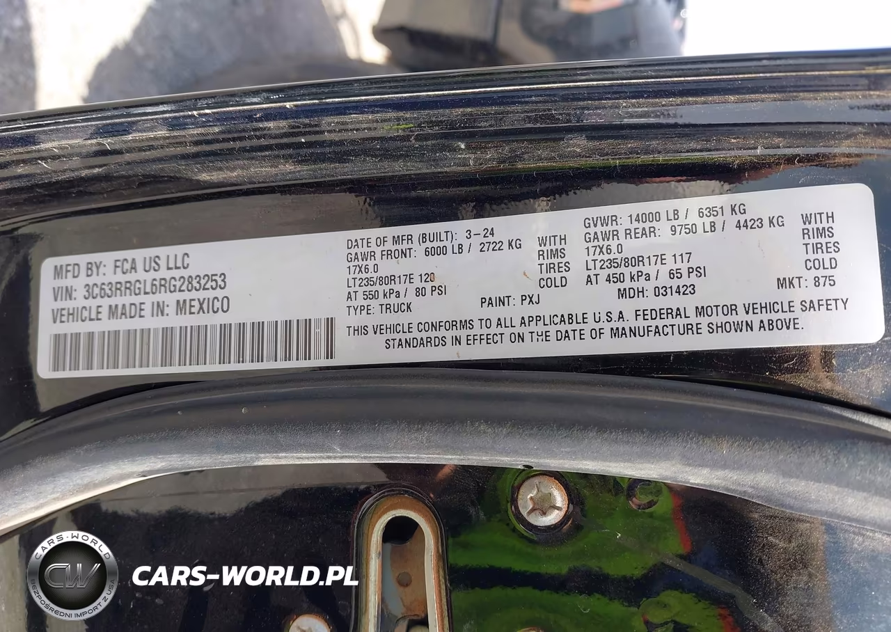 2024 Ram 3500 Tradesman 4X4 8' Box VIN:3C63RRGL6RG283253 - 9