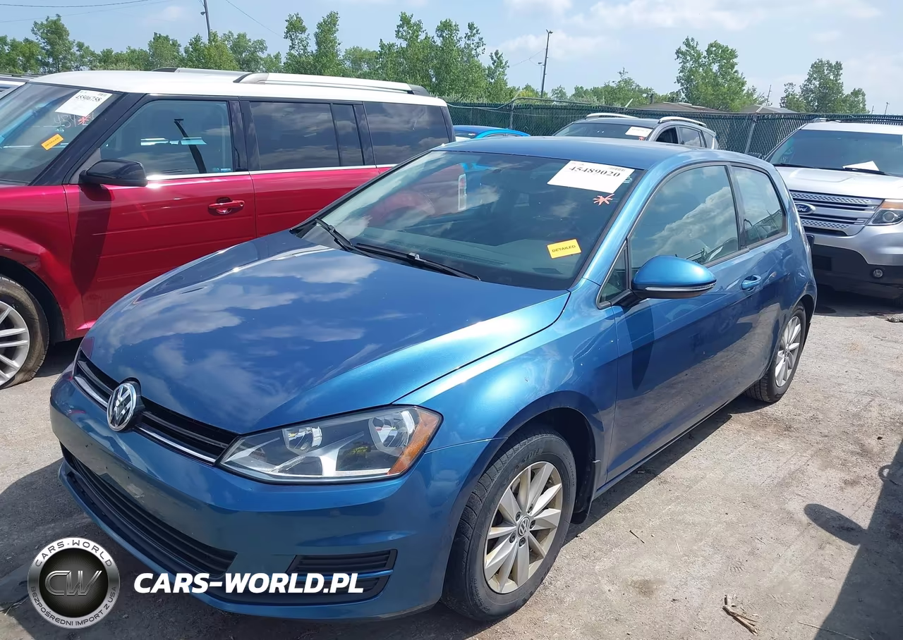 2015 Volkswagen Golf Tsi S 2-Door VIN:3VW917AU5FM094880 - 2