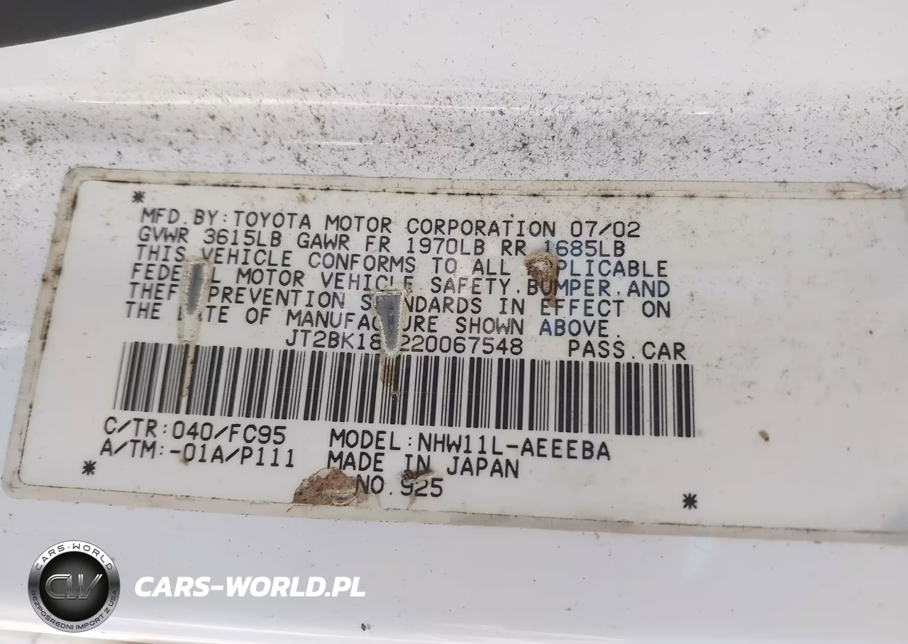 2002 Toyota Prius VIN:JT2BK18U220067548 - 9