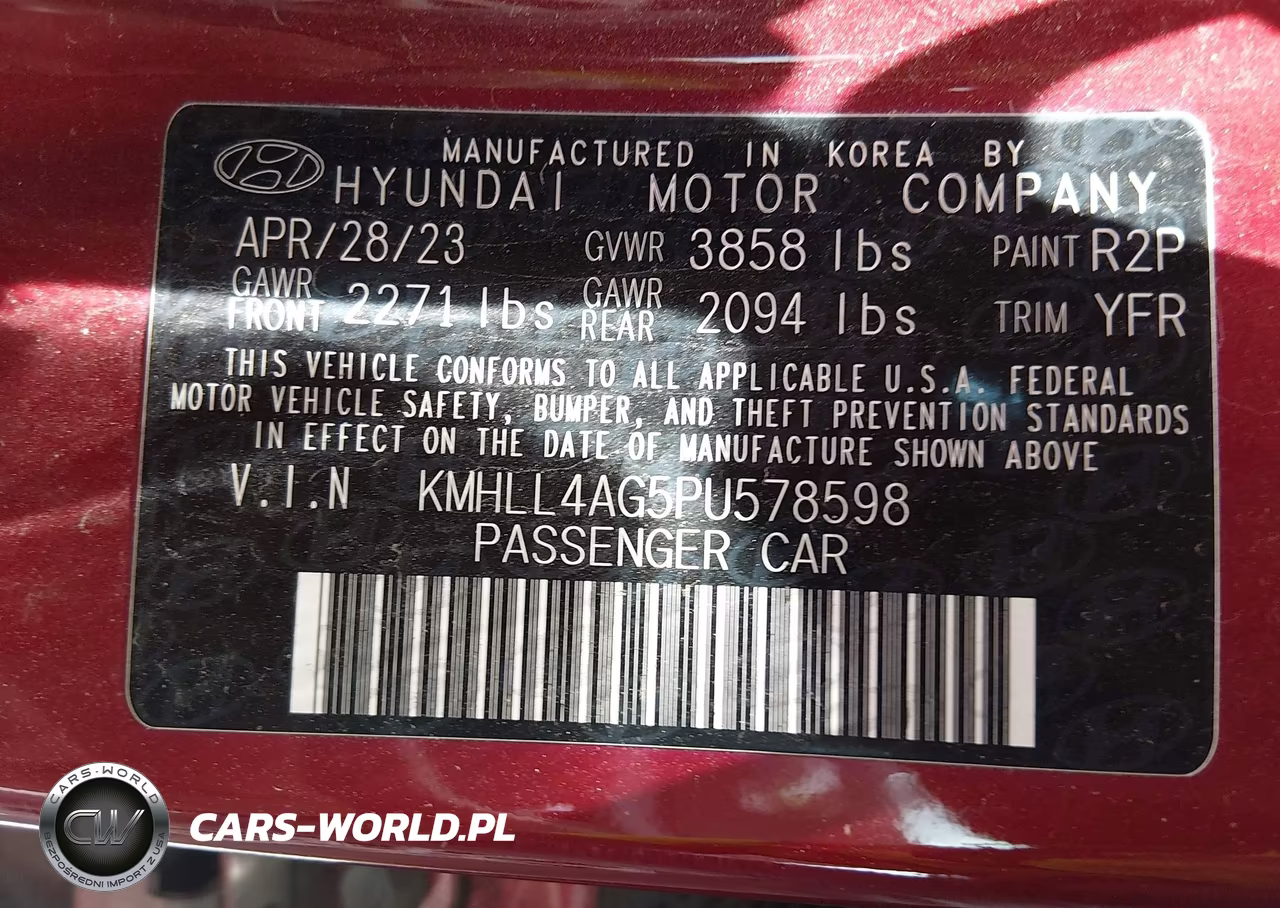 2023 Hyundai Elantra Se VIN:KMHLL4AG5PU578598 - 9