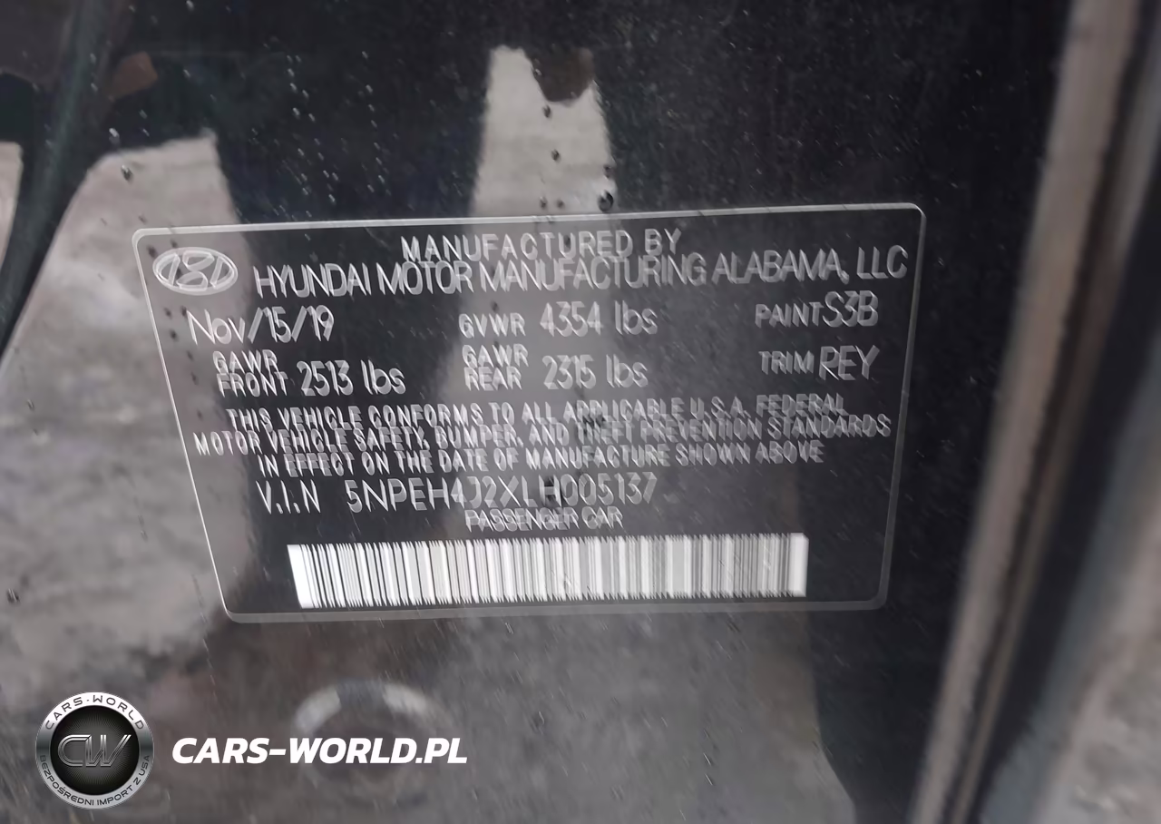 2020 Hyundai Sonata Limited VIN:5NPEH4J2XLH005137 - 9