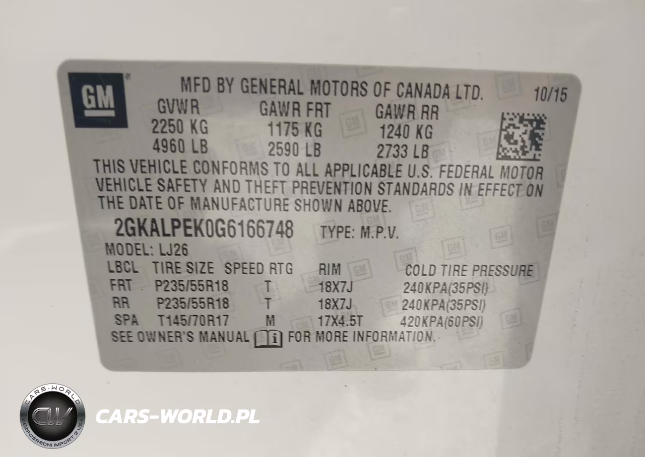 2016 GMC Terrain Slt VIN:2GKALPEK0G6166748 - 9