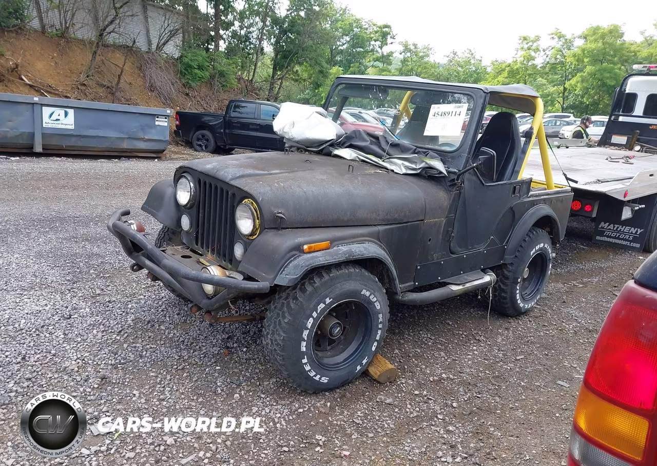 1982 Jeep Jeep Cj5 VIN:1JCBN85AXCT012152 - 2