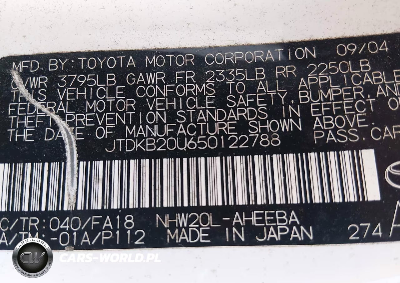 2005 Toyota Prius VIN:JTDKB20U650122788 - 9