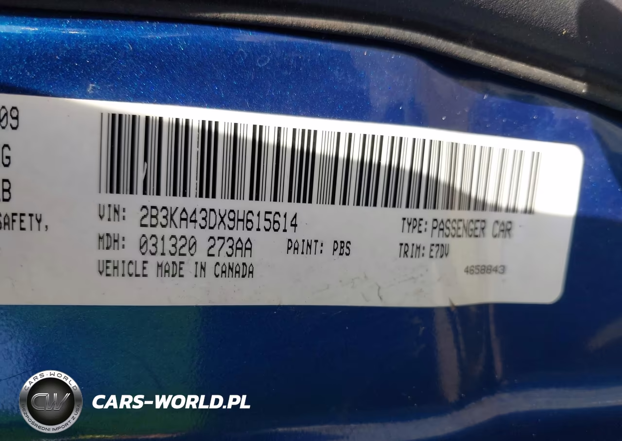 2009 Dodge Charger Se VIN:2B3KA43DX9H615614 - 9