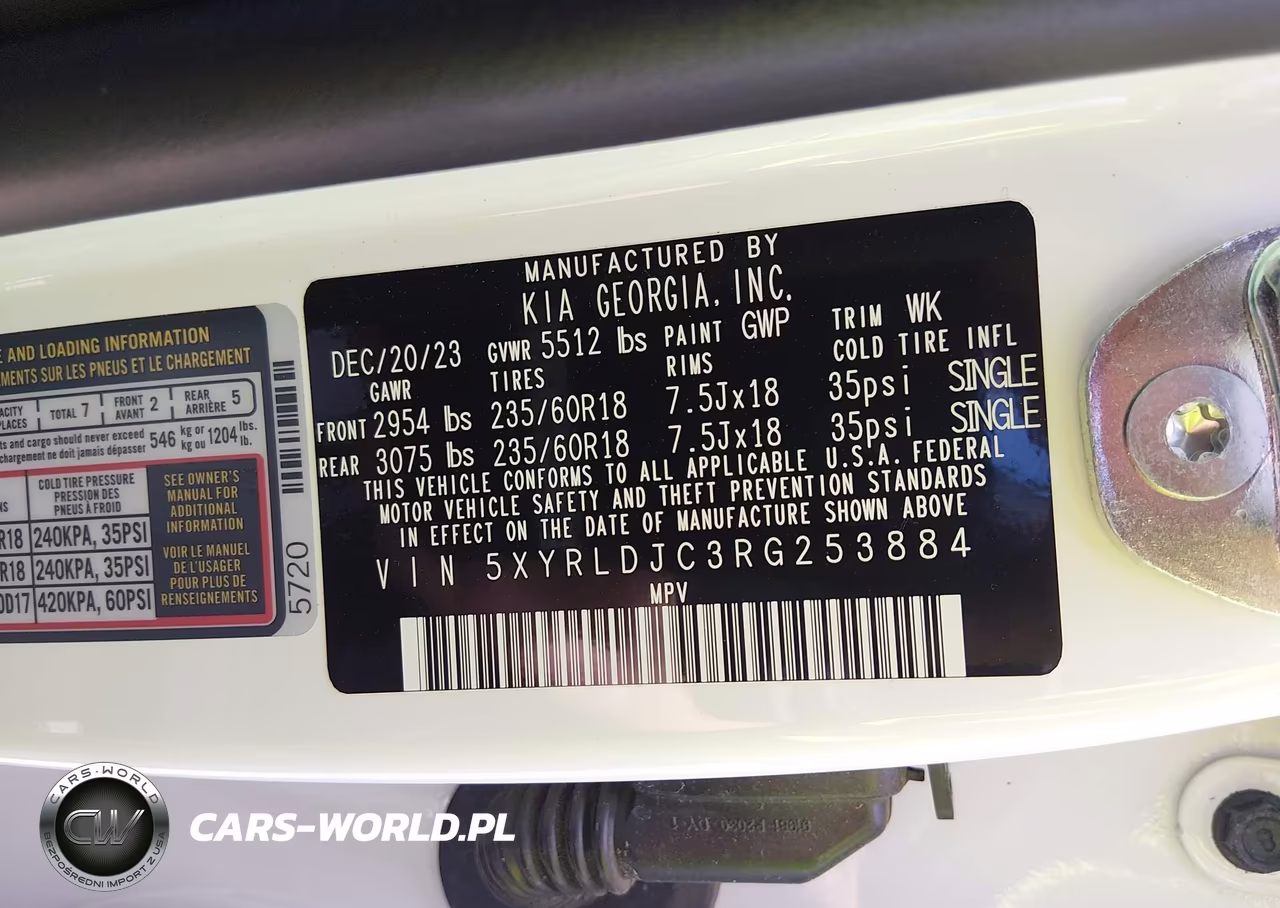 2024 Kia Sorento S VIN:5XYRLDJC3RG253884 - 9