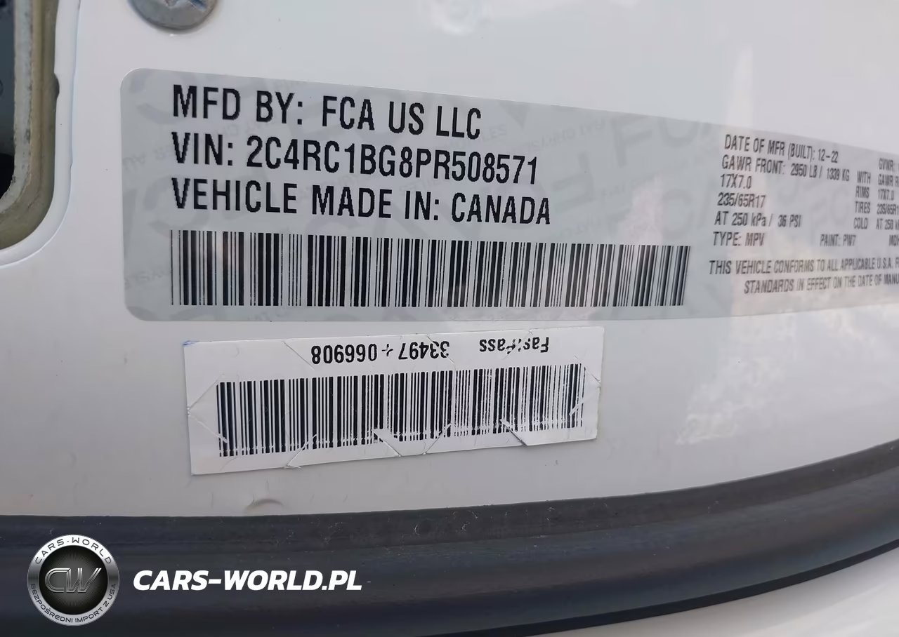 2023 Chrysler Pacifica Touring L VIN:2C4RC1BG8PR508571 - 9