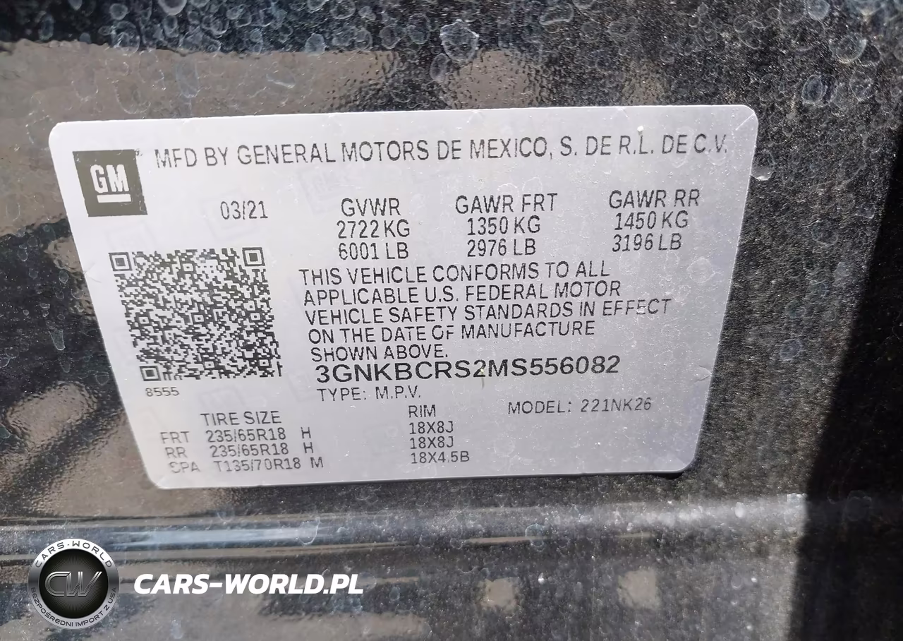 2021 Chevrolet Blazer Fwd 2Lt VIN:3GNKBCRS2MS556082 - 9