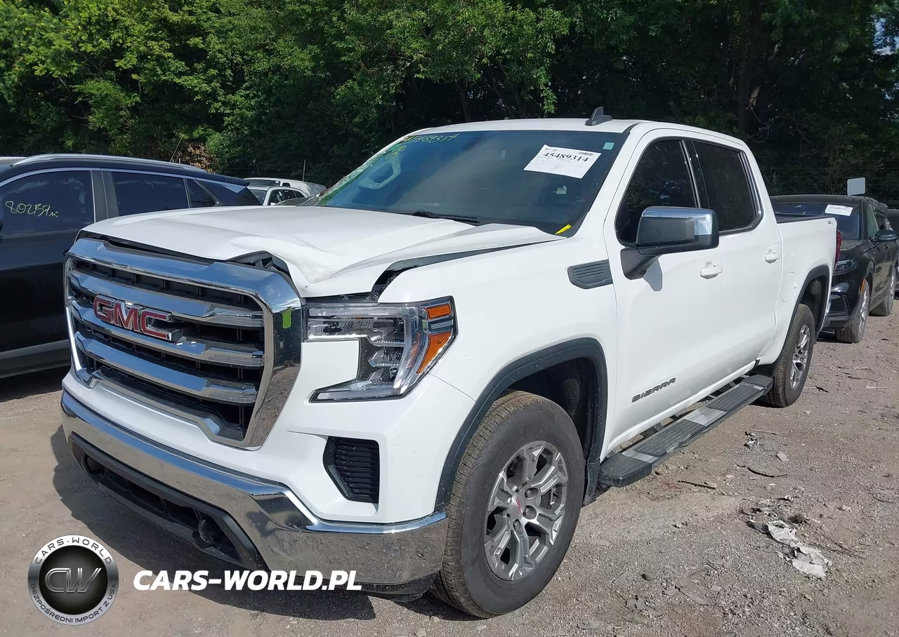 2021 GMC Sierra 1500 4Wd Short Box Sle VIN:3GTP9BEK5MG190373 - 2