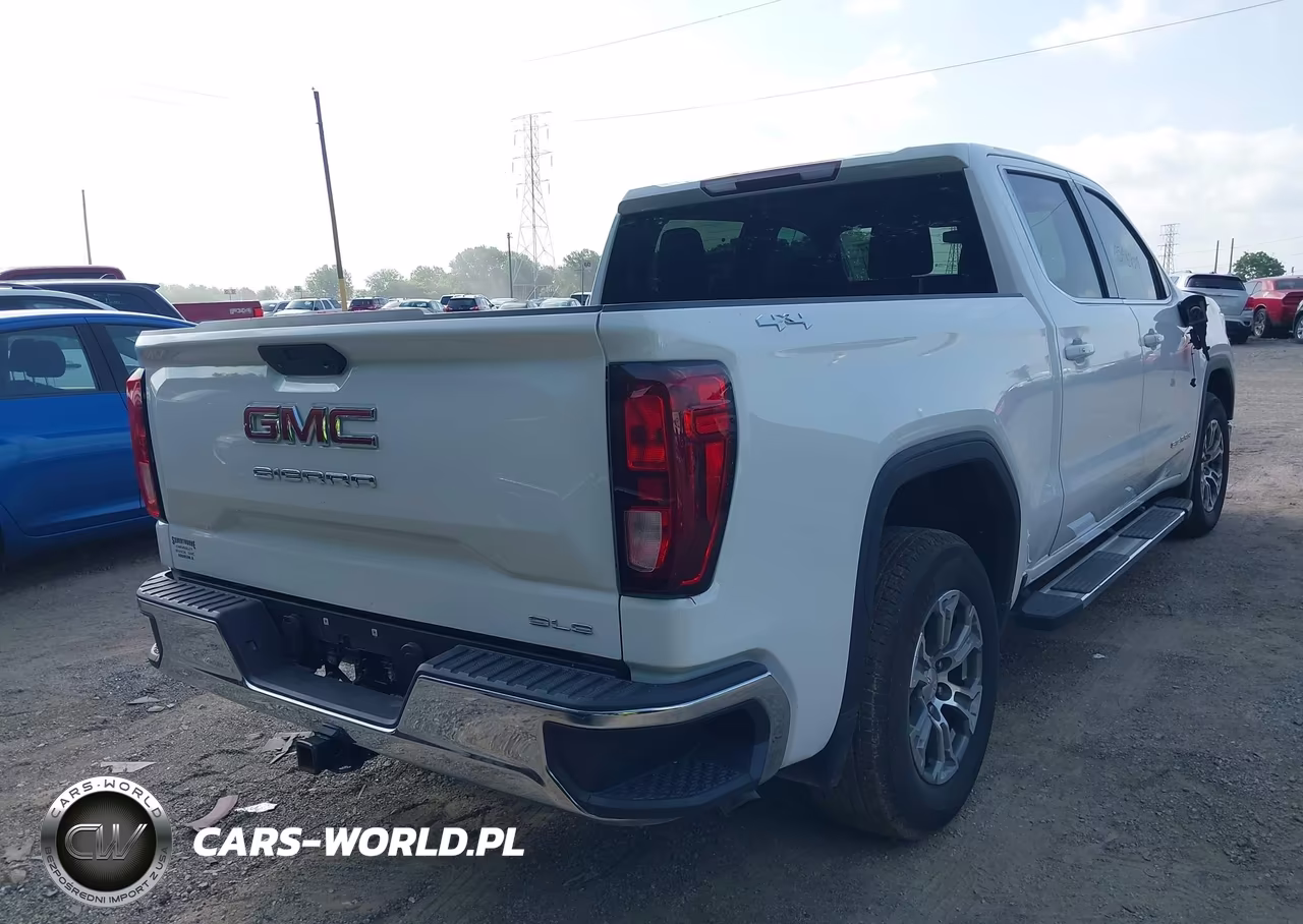 2021 GMC Sierra 1500 4Wd Short Box Sle VIN:3GTP9BEK5MG190373 - 4