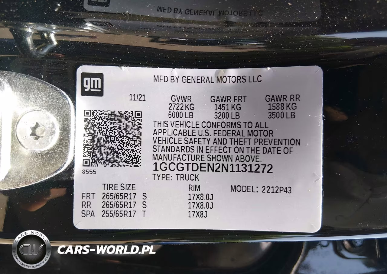 2022 Chevrolet Colorado 4Wd Short Box Z71 VIN:1GCGTDEN2N1131272 - 9