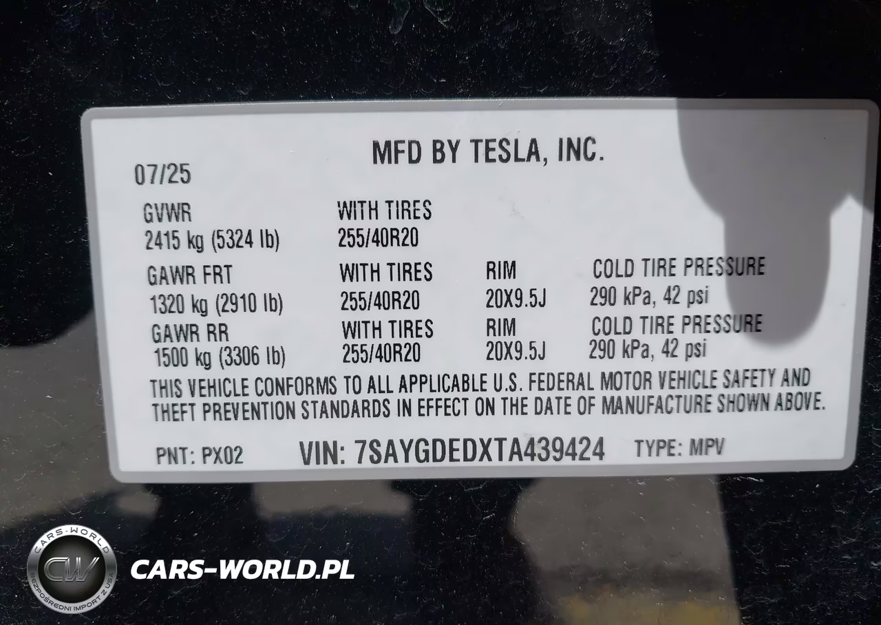 2026 Tesla Model Y Premium Rear-Wheel Drive-Rear-Wheel Drive VIN:7SAYGDEDXTA439424 - 9
