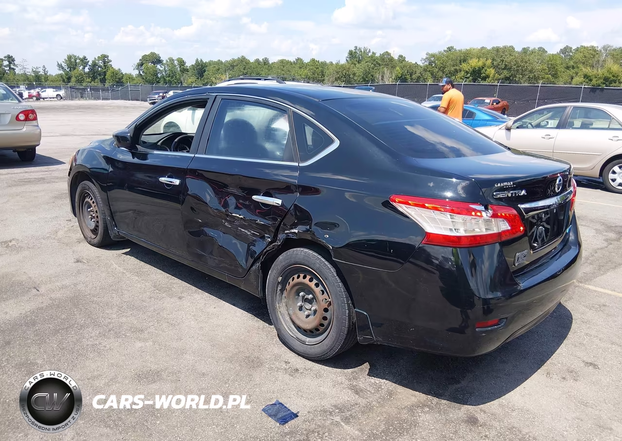 2013 Nissan Sentra Sv VIN:3N1AB7AP9DL684352 - 3