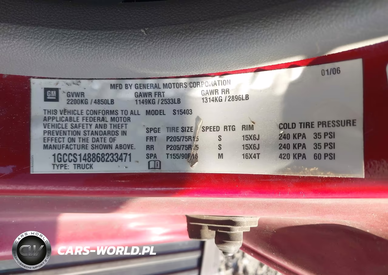2006 Chevrolet Colorado Ls VIN:1GCCS148868233471 - 9