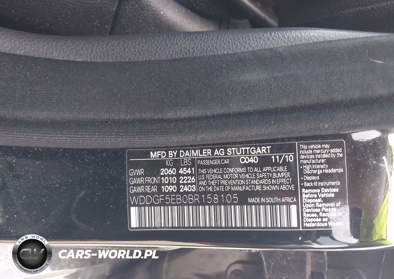 2011 Mercedes-Benz C 300 Sport VIN:WDDGF5EB0BR158105 - 9