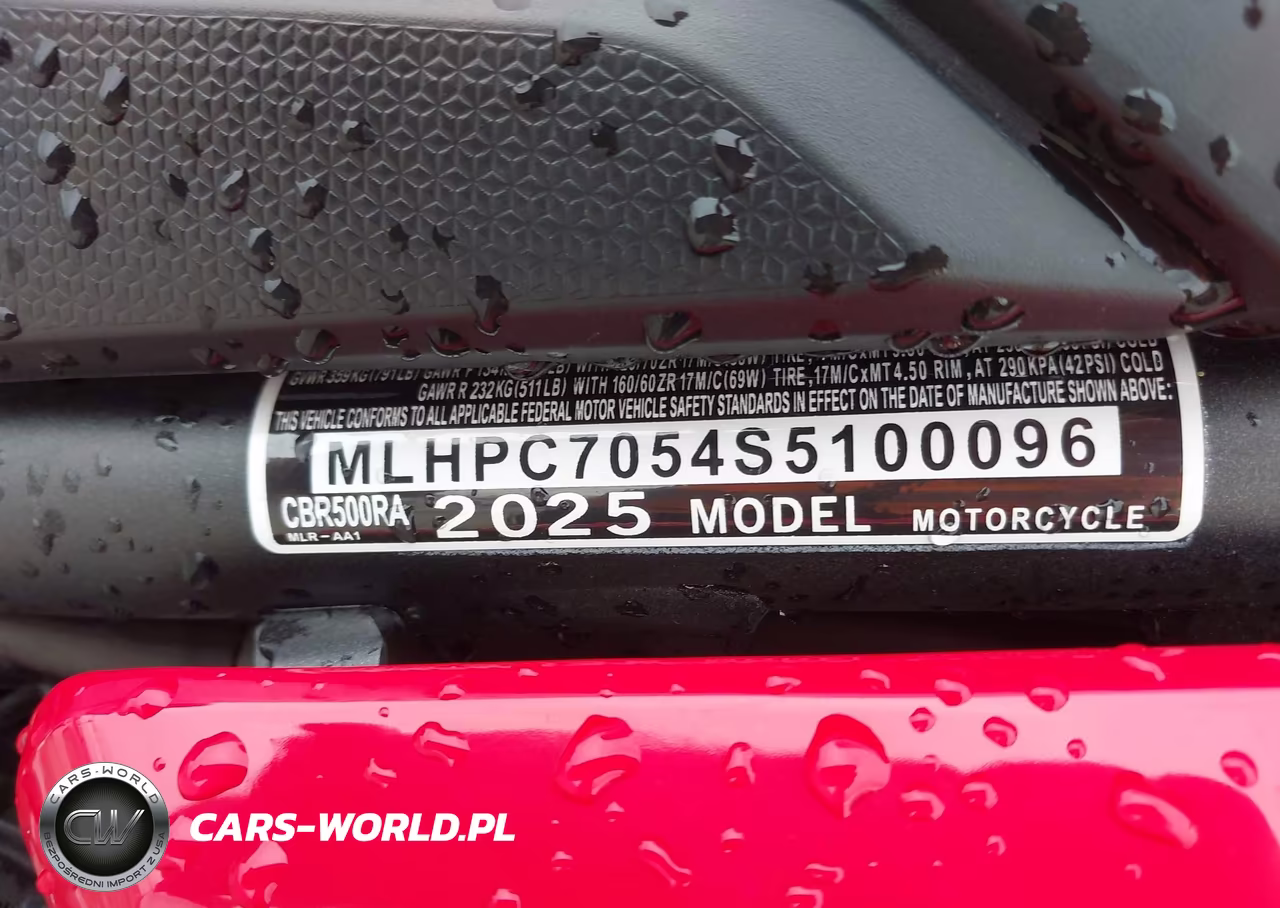 2025 Honda Cbr500 Ra VIN:MLHPC7054S5100096 - 10