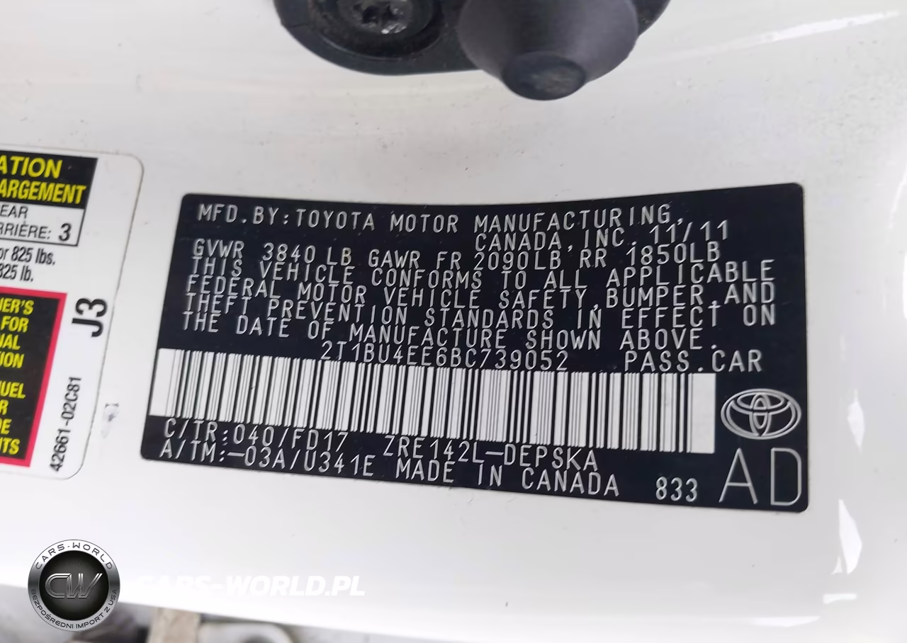 2011 Toyota Corolla S VIN:2T1BU4EE6BC739052 - 9