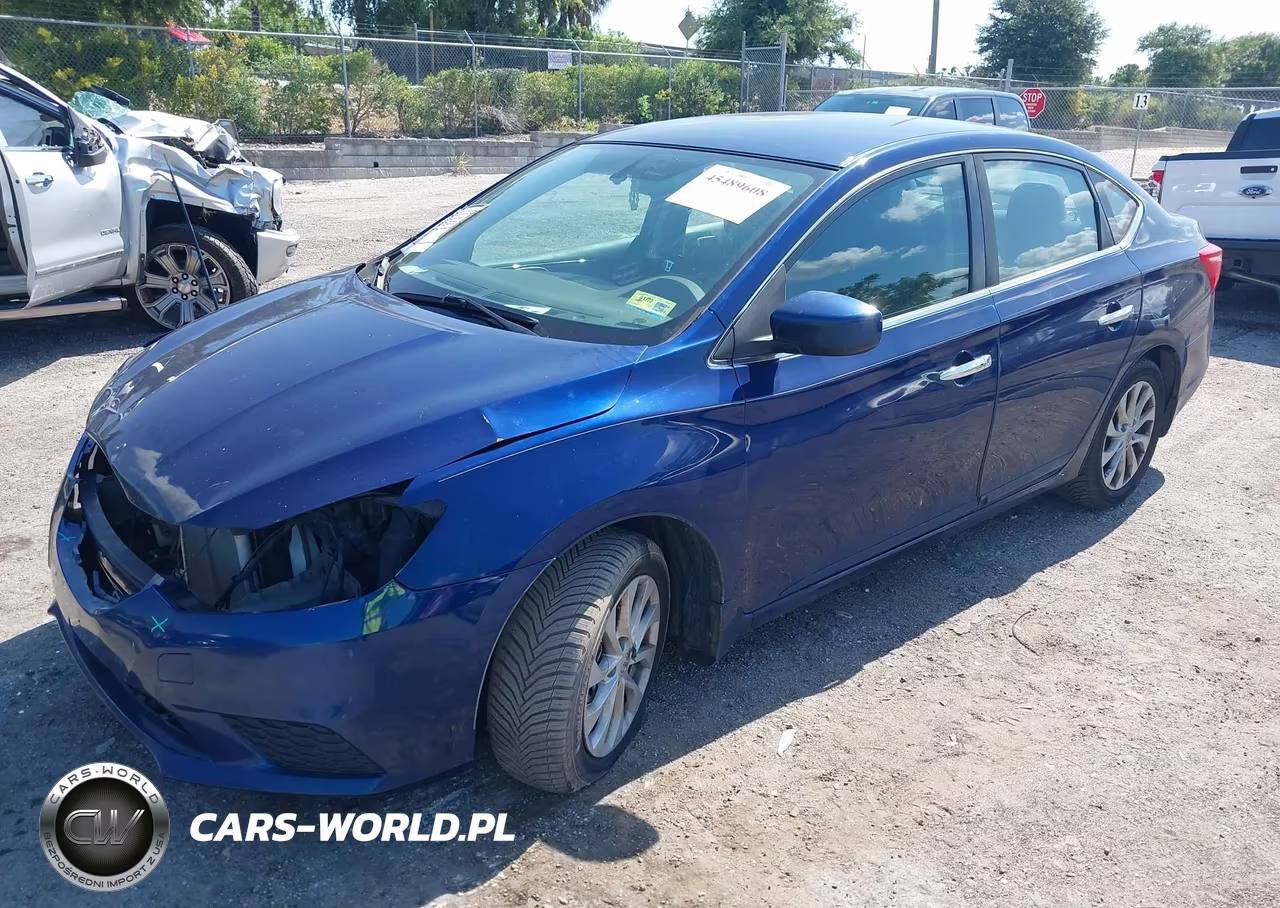 2018 Nissan Sentra Sv VIN:3N1AB7AP1JL636176 - 2