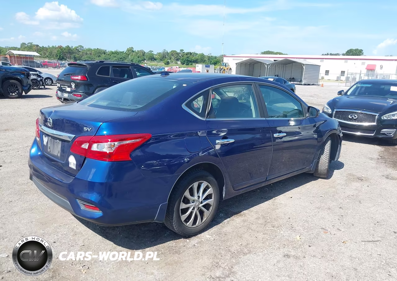 2018 Nissan Sentra Sv VIN:3N1AB7AP1JL636176 - 4