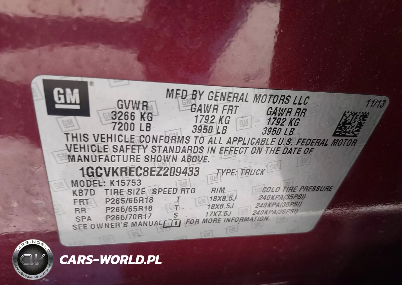 2014 Chevrolet Silverado 1500 Lt VIN:1GCVKREC8EZ209433 - 9