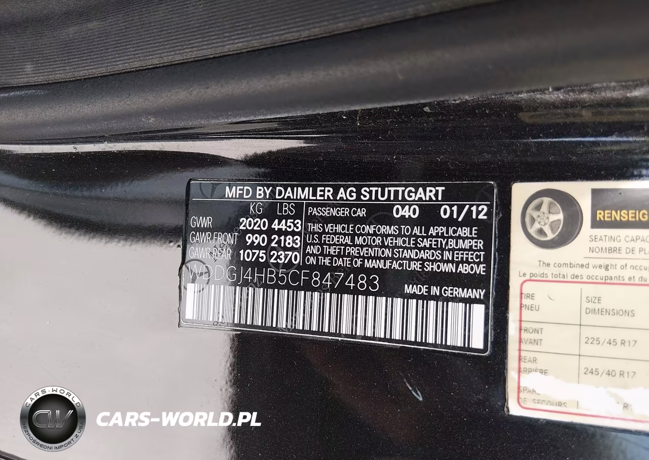 2012 Mercedes-Benz C 250 VIN:WDDGJ4HB5CF847483 - 9