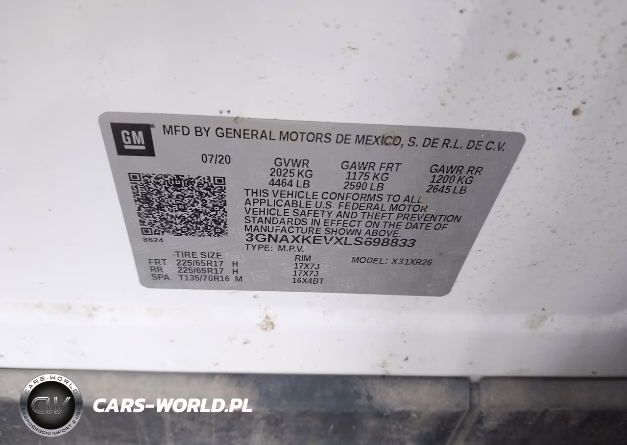 2020 Chevrolet Equinox Fwd Lt 1.5L Turbo VIN:3GNAXKEVXLS698833 - 9