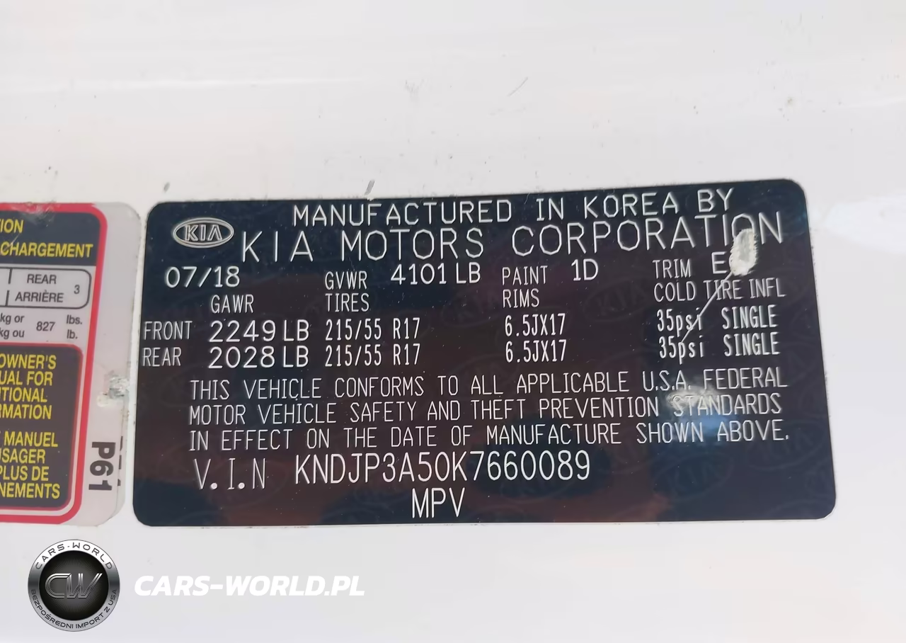 2019 Kia Soul + VIN:KNDJP3A50K7660089 - 9