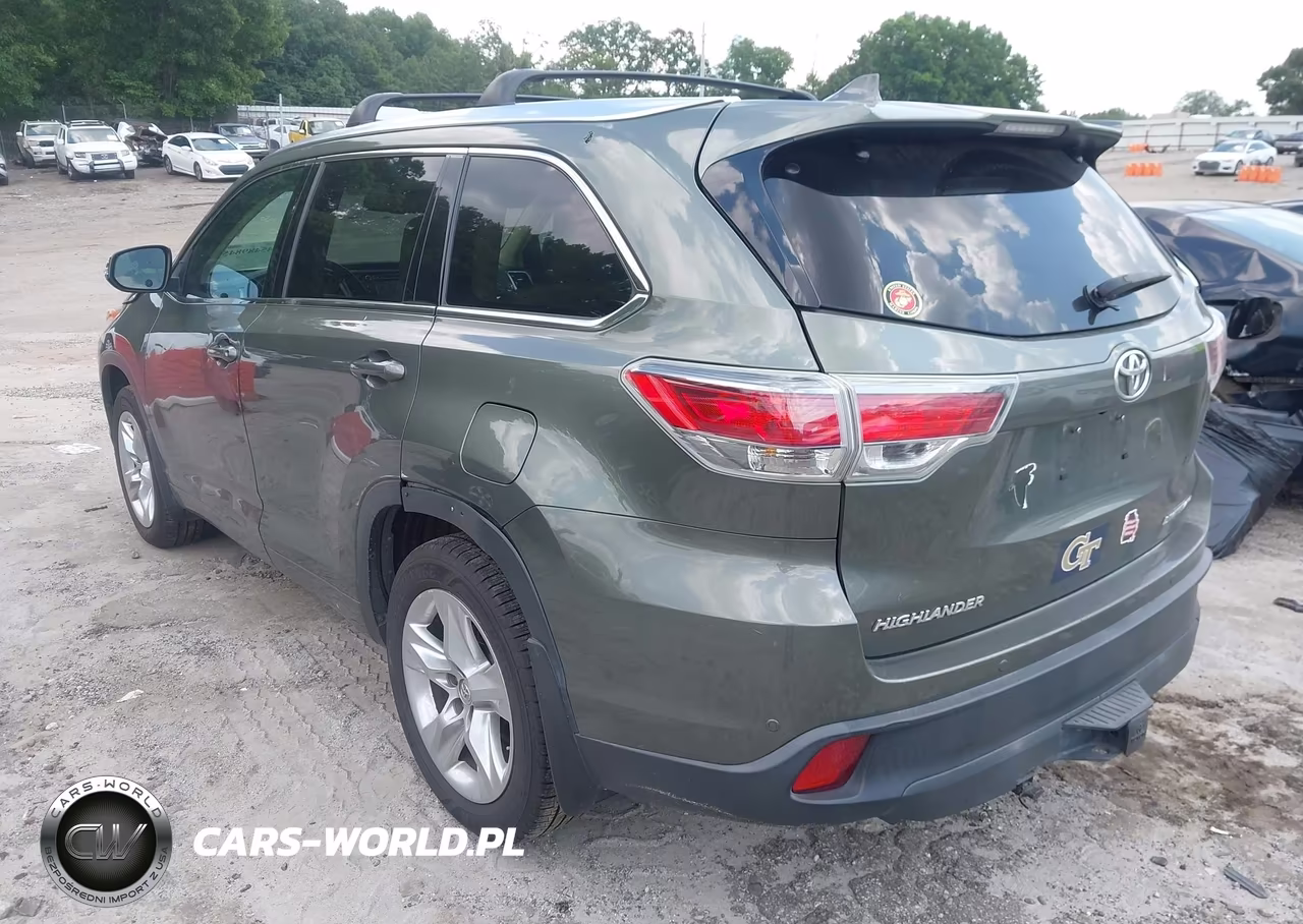 2015 Toyota Highlander Limited Platinum V6 VIN:5TDDKRFH2FS187020 - 3