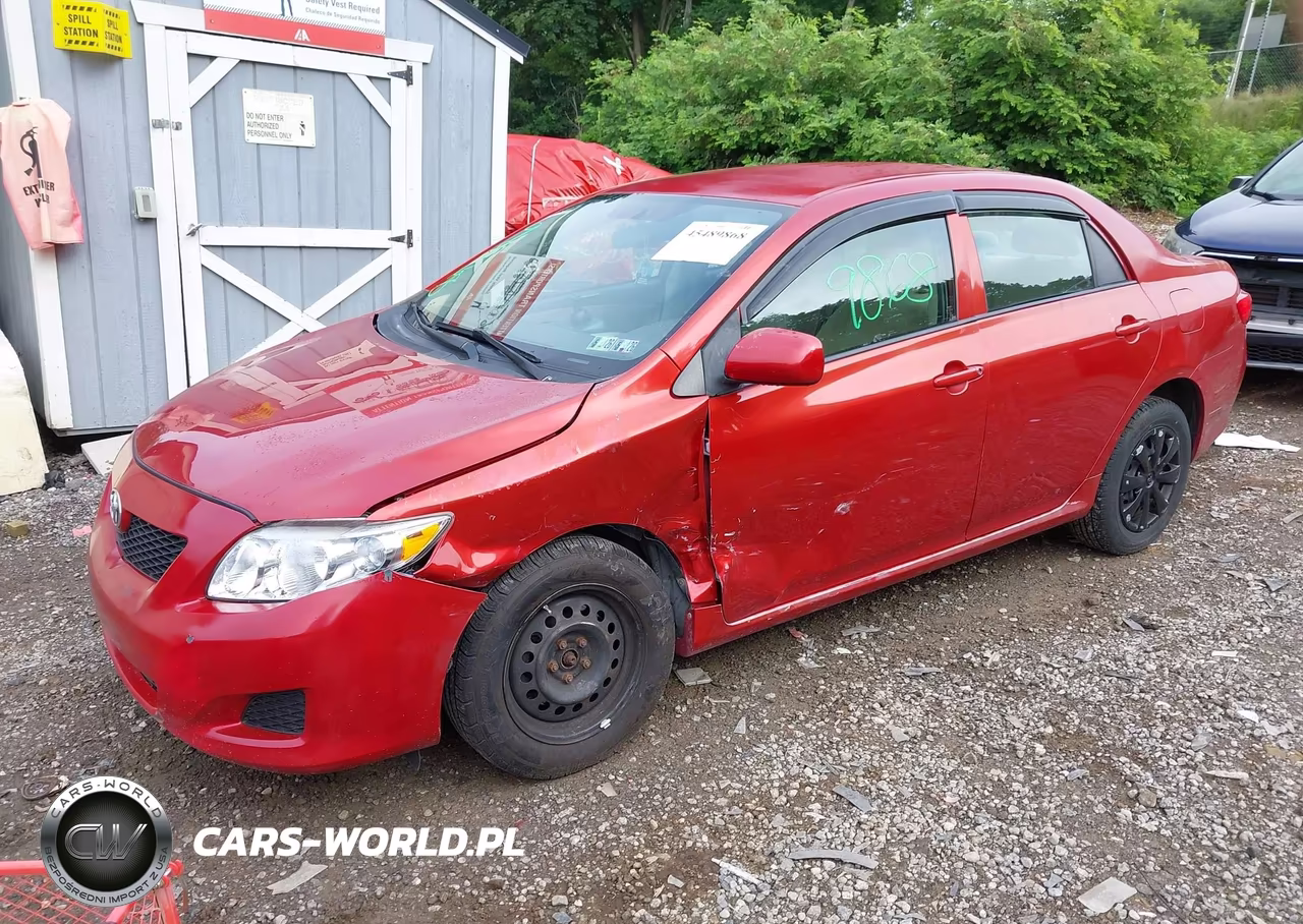 2009 Toyota Corolla Le VIN:JTDBL40E399027625 - 2