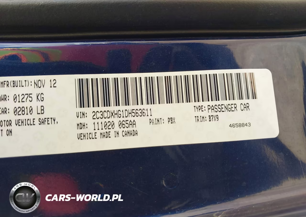 2013 Dodge Charger Sxt VIN:2C3CDXHG1DH563611 - 9