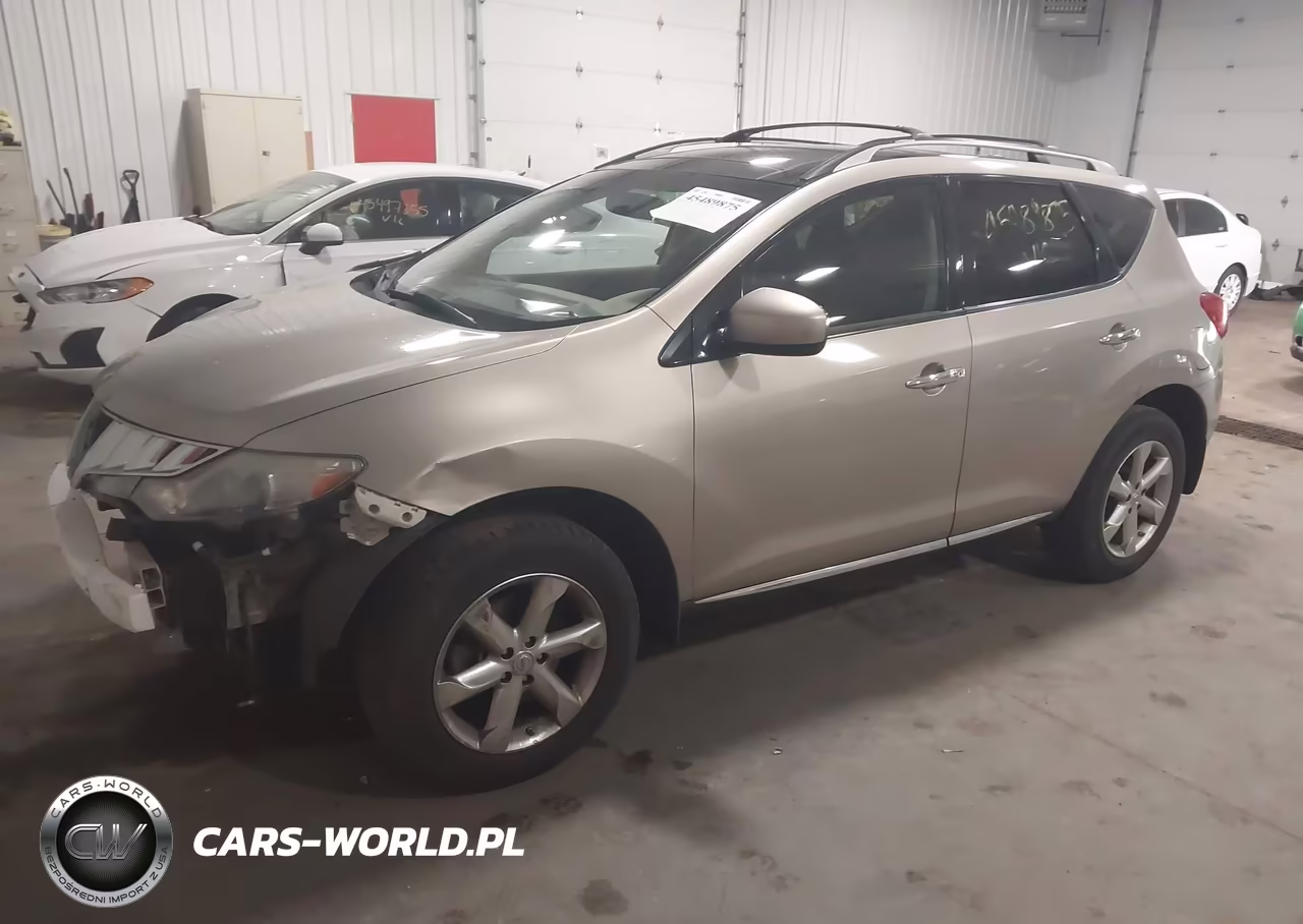 2010 Nissan Murano Sl VIN:JN8AZ1MW2AW131920 - 2