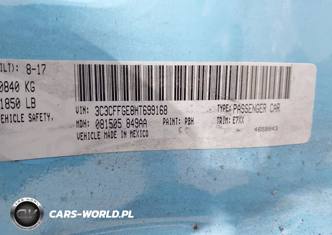 2017 Fiat 500E Battery Electric VIN:3C3CFFGE8HT699168 - 9