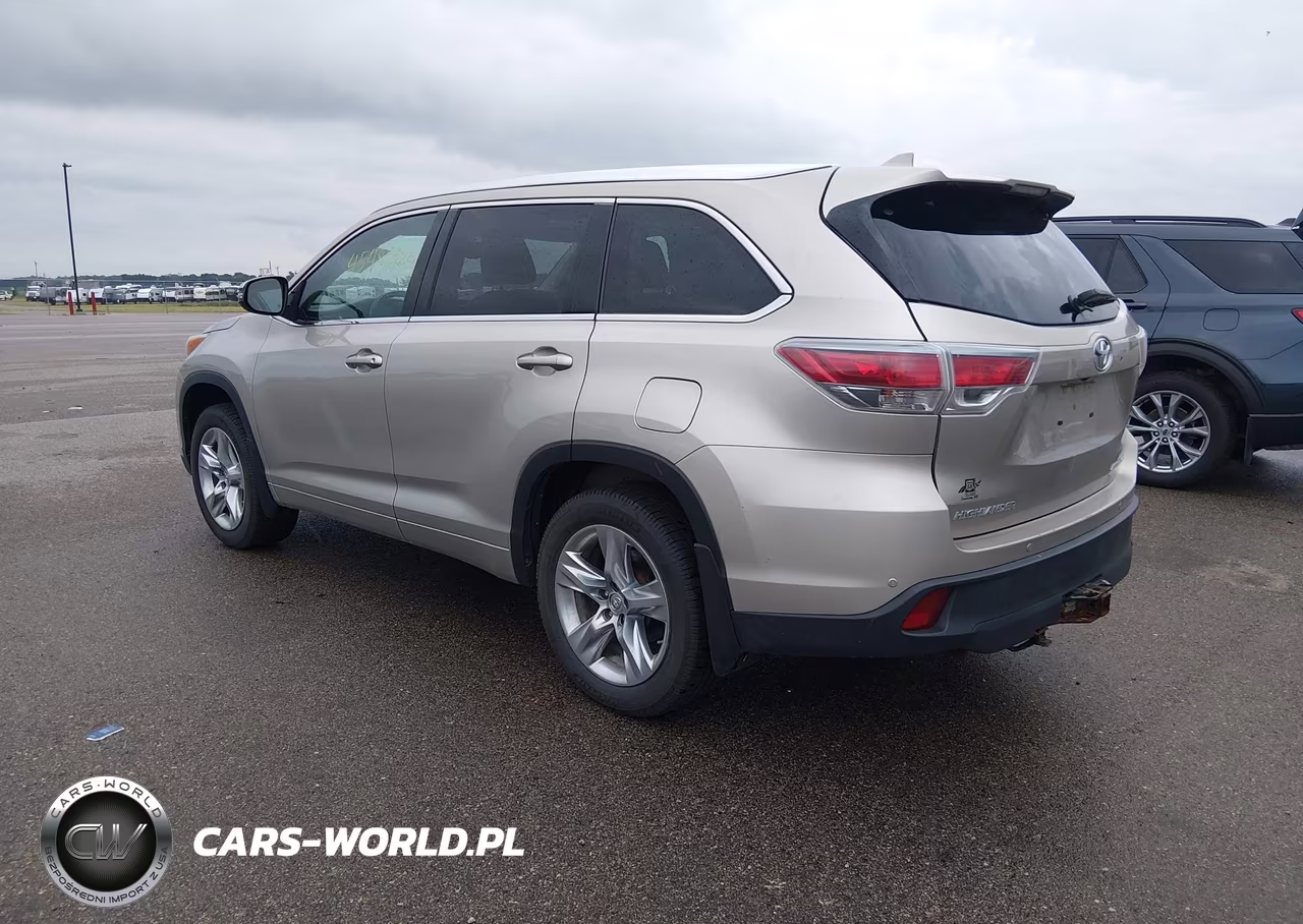 2014 Toyota Highlander Limited V6 VIN:5TDDKRFH9ES035489 - 3