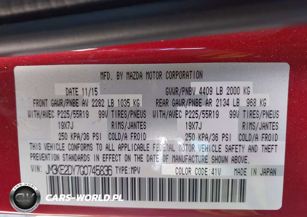 2016 Mazda Cx-5 Grand Touring VIN:JM3KE2DY7G0745836 - 9