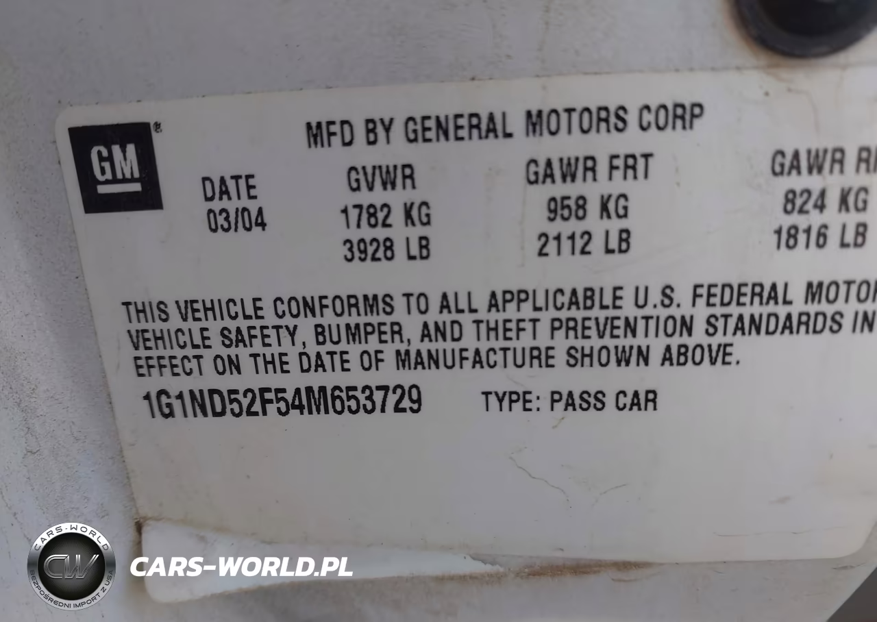 2004 Chevrolet Classic VIN:1G1ND52F54M653729 - 9