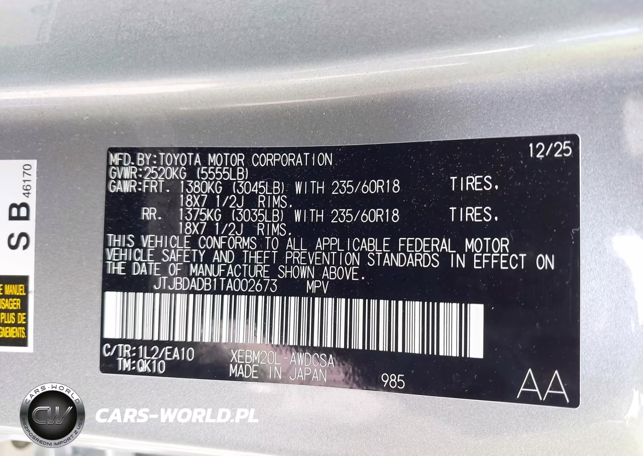 2026 Lexus Rz 350E Premium VIN:JTJBDADB1TA002673 - 9