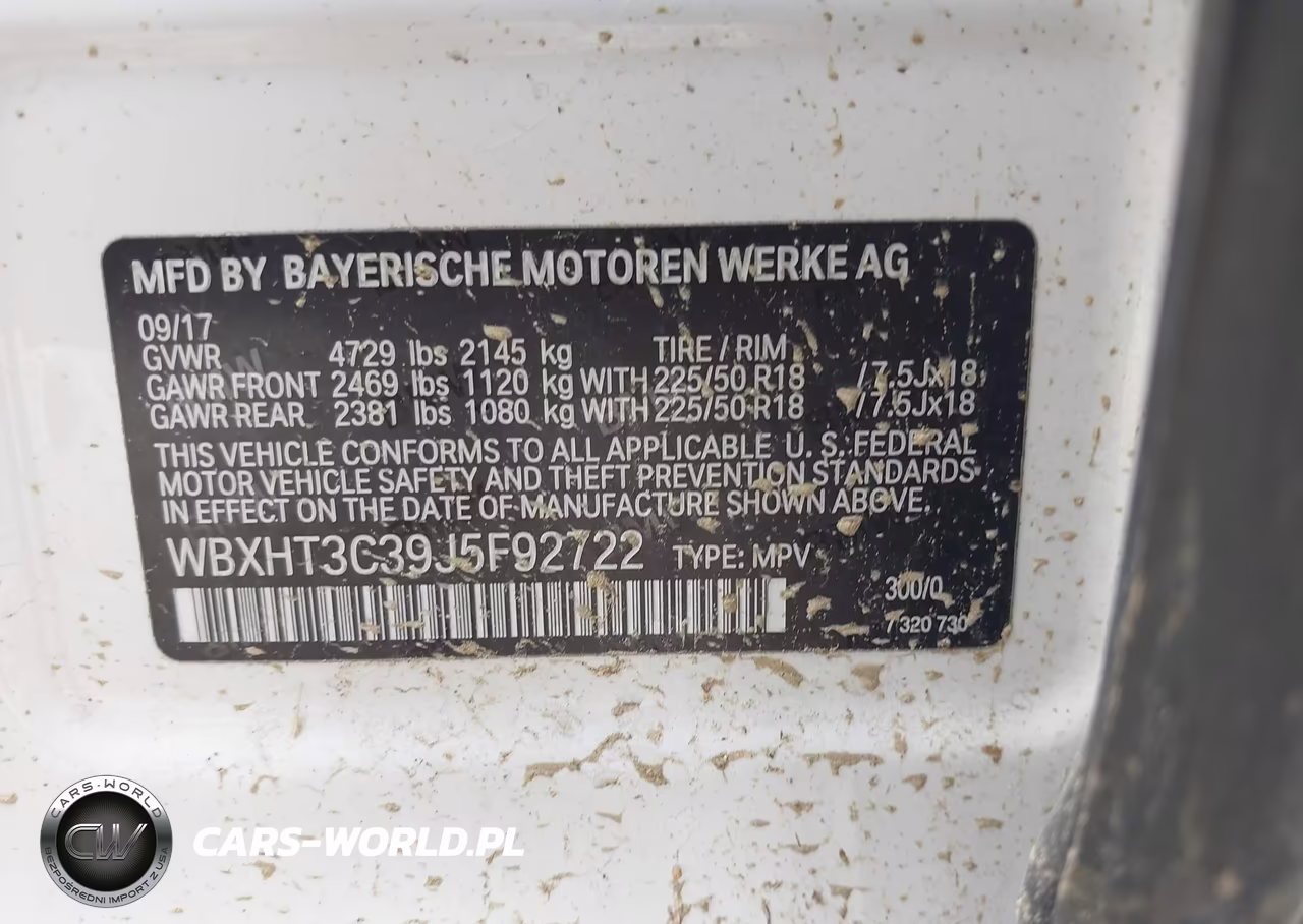 2018 BMW X1 xDrive28I VIN:WBXHT3C39J5F92722 - 9