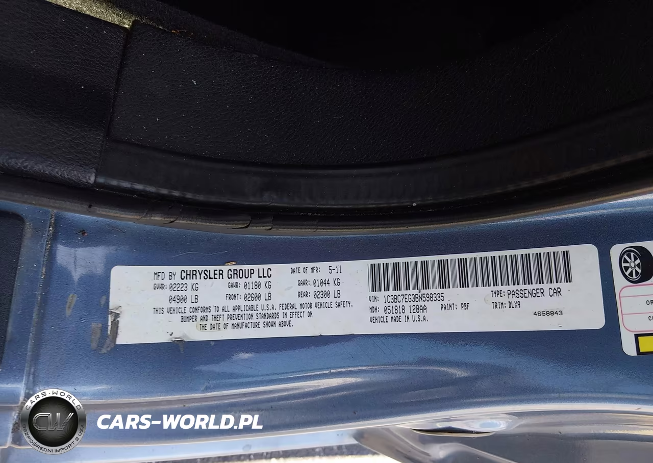 2011 Chrysler 200 Limited VIN:1C3BC7EG3BN598335 - 9