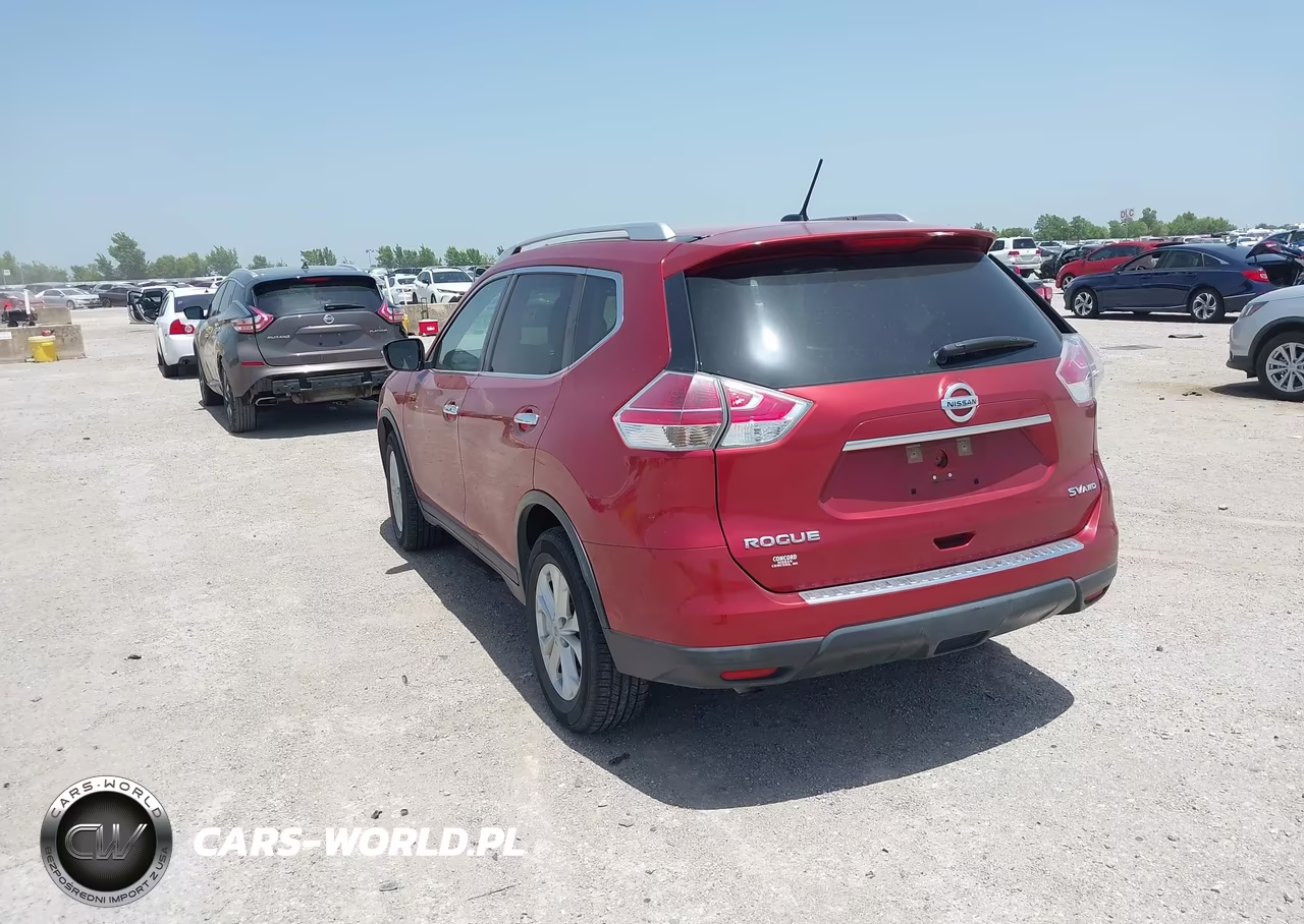 2016 Nissan Rogue Sv VIN:KNMAT2MV7GP732074 - 3