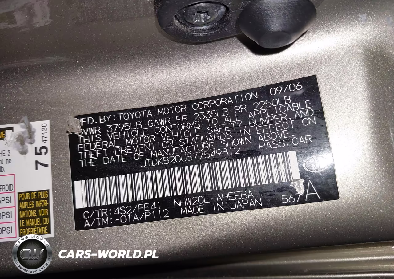 2007 Toyota Prius VIN:JTDKB20U577549812 - 9