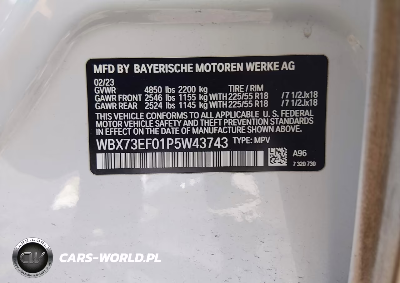 2023 BMW X1 xDrive28I VIN:WBX73EF01P5W43743 - 9