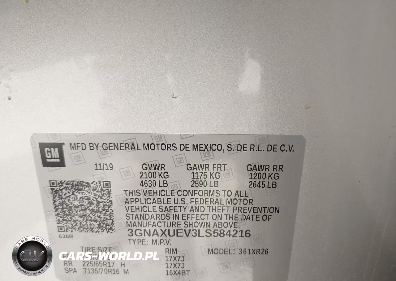 2020 Chevrolet Equinox Awd Lt 1.5L Turbo VIN:3GNAXUEV3LS584216 - 9