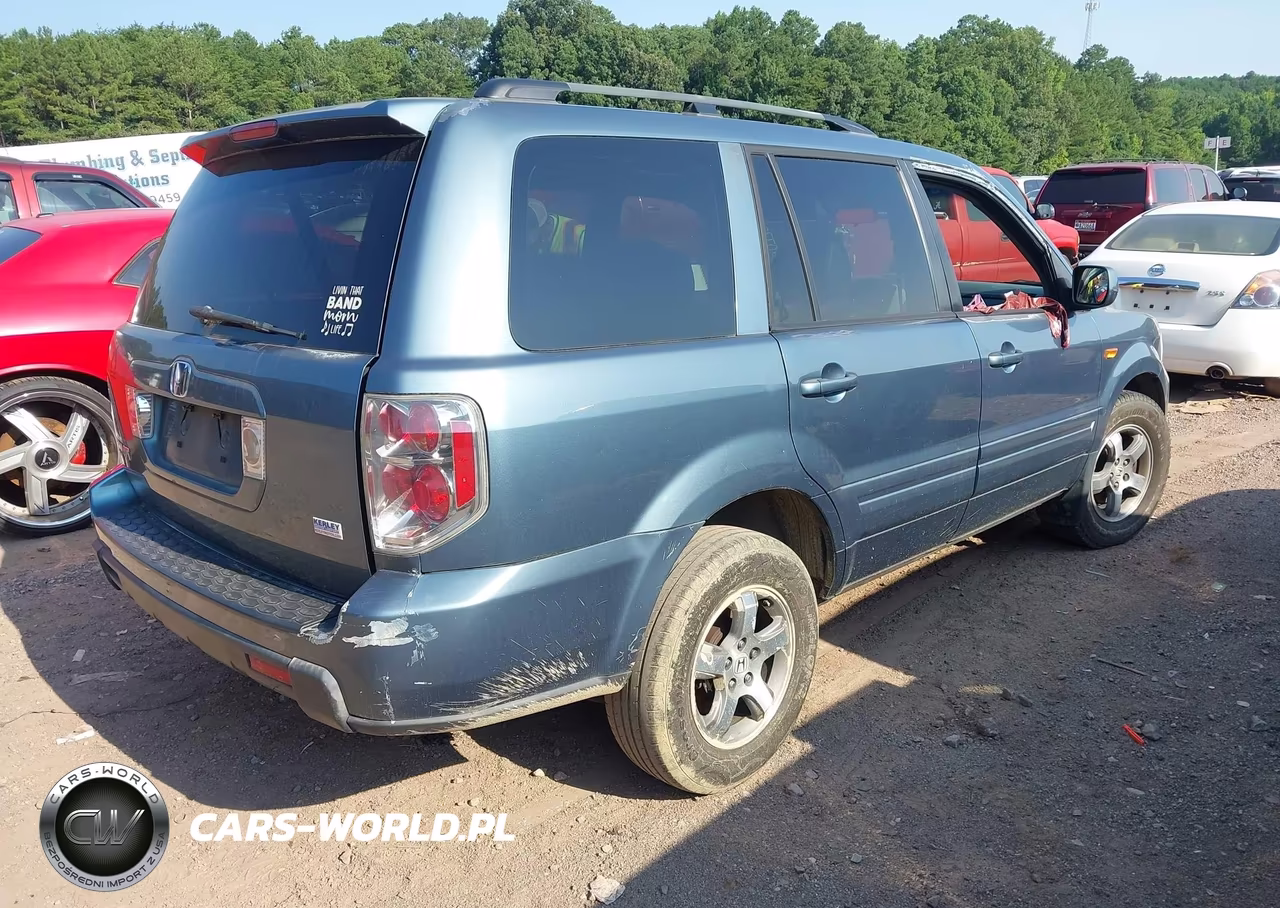 2007 Honda Pilot Ex-L VIN:5FNYF28667B020772 - 4